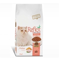 تصویر  غذای خشک Reflex مخصوص بچه گربه تهیه شده از گوشت مرغ - 15 کیلوگرم