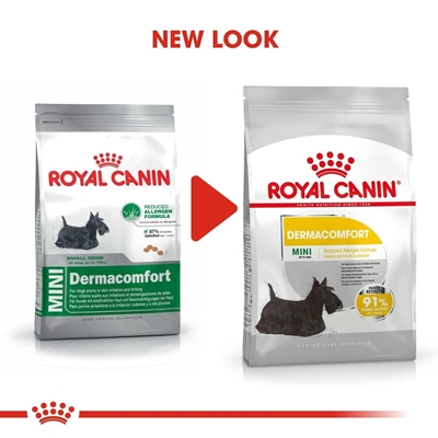 تصویر  غذای خشک مخصوص سگ های بالغ نژاد کوچک Royal Canin مدل DermaComfort مناسب برای مشکلات پوستی (شرکتی) - 3 کیلوگرم