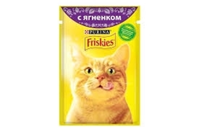 تصویر  پوچ Friskies تهیه شده از گوشت خرگوش مخصوص گربه  - 85 گرم