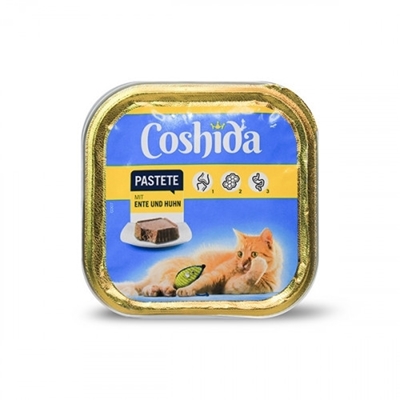 تصویر  ووم مخصوص گربه Coshida تهیه شده از بوقلمون - 100 گرم