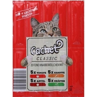 تصویر  تشویقی مدادی Cachet مخصوص گربه با طعم مرغ و سبزیجات- 80گرم