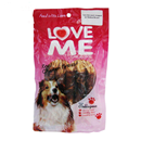 تصویر  تشویقی Love Me مخصوص سگ تهیه شده از هویج با دورپیچ مرغ - 80 گرم