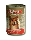 تصویر  کنسرو MyLord مخصوص سگ بالغ تهیه شده از کوشت گوساله و جگر 415 گرمی