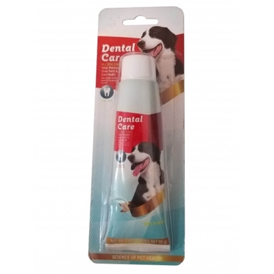 تصویر  خمیر دندان Dental care مخصوص سگ با طعم گوشت -95گرم