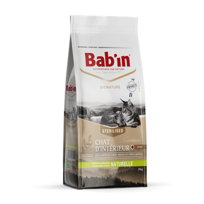تصویر  غذای خشک Babin مخصوص گربه های عقیم شده - 2 کیلوگرم