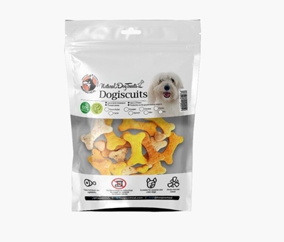 تصویر  تشویقی بیسکویتی مخصوص سگ Hapoo meal مدل Dogiscuits با طعم اسفناج - 60 گرم