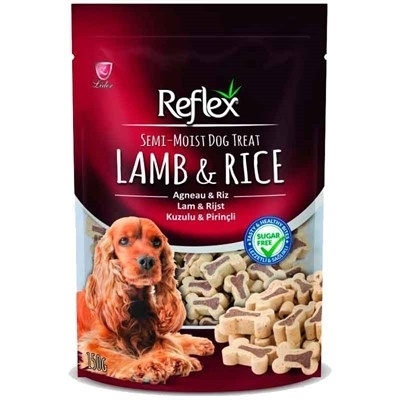 تصویر  تشویقی Reflex مخصوص سگ تهیه شده از گوشت بره و برنج - 150گرم
