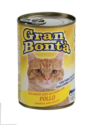 تصویر  کنسرو Monge Gran Bonta مخصوص گربه بالغ تهیه شده از گوشت مرغ - 415گرم