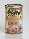 تصویر  کنسرو Monge Gran Bonta مخصوص گربه بالغ تهیه تکه های جگر مرغ و گوشت خرگوش - 415گرم