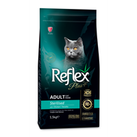 تصویر  غذای خشک Reflex مخصوص گربه عقیم شده تهیه شده از گوشت مرغ - 1.5کیلوگرم