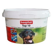 تصویر  قرص مولتی ویتامین Beaphar مدل Top10 مخصوص سگ - 180 عددی