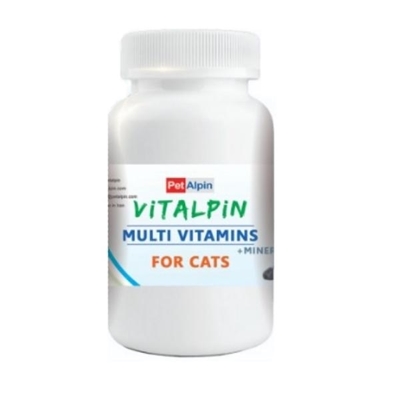 تصویر  قرص مولتی ویتامین Petalpin مخصوص گربه-120عدد
