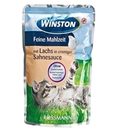 تصویر  پوچ Winston تهیه شده از ماهی قزل آلا در سس مخصوص گربه - 100گرم