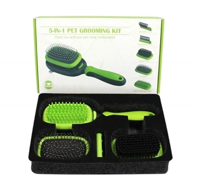 تصویر  کیت آرایشی five in one grooming kit مخصوص سگ و گربه
