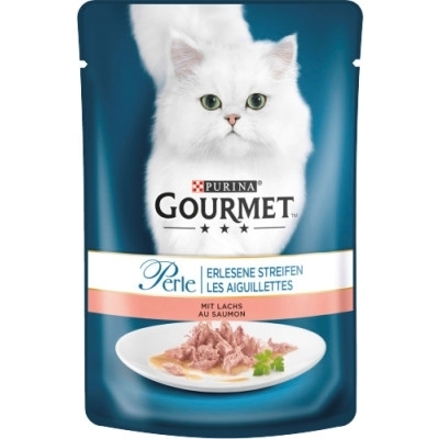 تصویر  پوچ Gourmet تهيه شده از سالمون مخصوص گربه - 50 گرم