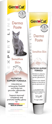 تصویر  مولتی ويتامين Gimcat مدل Derma paste مخصوص گربه برای تقویت پوست و مو - 50 گرم