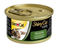 تصویر  كنسرو Gimcat مخصوص گربه تهيه شده از گوشت مرغ و علف گربه - 70 گرم