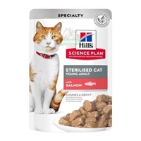 تصویر  پوچ Hills مخصوص گربه عقيم شده تهيه شده از گوشت سالمون - 85 گرم