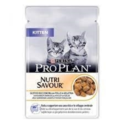 تصویر  پوچ Proplan مخصوص بچه گربه تهیه شده از گوشت مرغ - 85 گرم