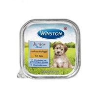تصویر  ووم Winston مخصوص توله ی سگ تهيه شده از طيور و برنج - 150 گرم