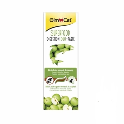 تصویر  خمیر مراقبت از دستگاه گوارش Gimcat مدل Superfood مخصوص گربه - 50 گرم