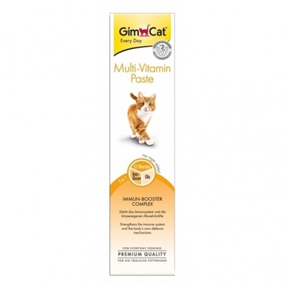تصویر  خمیر مولتی ویتامین GimCat مخصوص گربه - 200 گرم