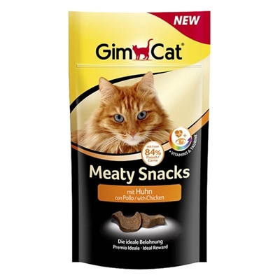 تصویر  غذای تشویقی GimCat  با طعم مرغ - 60گرم