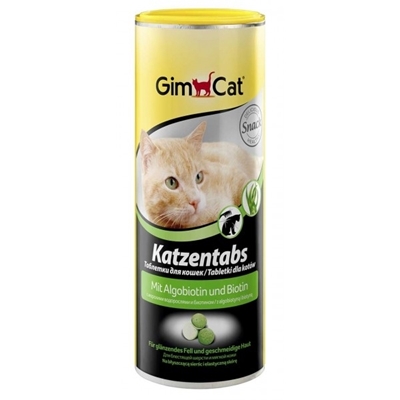 تصویر  قرص جلبک دریایی GimCat مخصوص گربه مدل Algobiotin und Biotin مناسب برای تقویت پوست و مو - 425 گرم