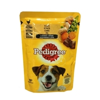 تصویر  پوچ Pedigree مخصوص سگ بالغ تهیه شده از گوشت مرغ و جگر - 100 گرم