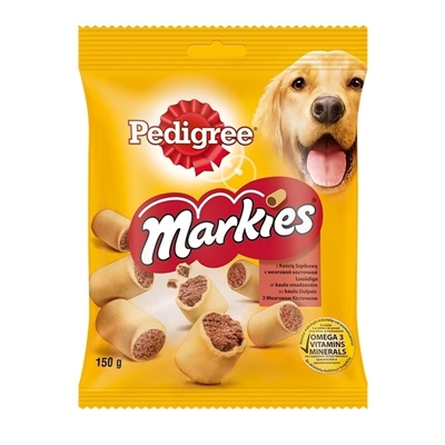 تصویر  تشویقی مغزدار Pedigree مخصوص سگ - 150 گرم