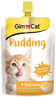تصویر  پودینگ GimCat غنی شده با کلسیم مخصوص گربه - 150 گرم