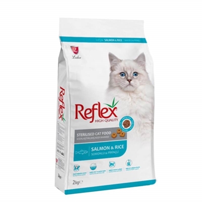 تصویر  غذای خشک Reflex مدل Sterilised مخصوص گربه عقیم شده تهیه شده از ماهی و برنج - 2 کیلوگرم