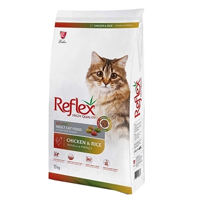 تصویر  غذای خشک Reflex مدل Multicolor مخصوص گربه بالغ تهیه شده از مرغ و برنج - 2 کیلوگرم