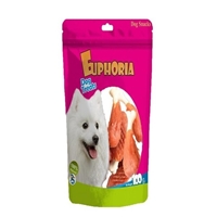 تصویر  تشویقی 8 عددی دنتالی Euphoria مدل استخوان مخصوص سگ با دور پیچ مرغ - 100گرم