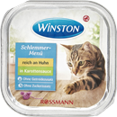 تصویر  ووم Winston مخصوص گربه تهیه شده از مرغ در سس هویچ - 100گرم