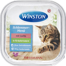 تصویر  ووم Winston مخصوص گربه بالغ تهيه شده از ماهی و علف دریایی - 100 گرم