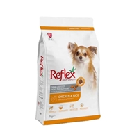 تصویر  غذای خشک Reflex مخصوص سگ های بالغ نژاد کوچک تهیه شده از مرغ و برنج - 3 کیلوگرم