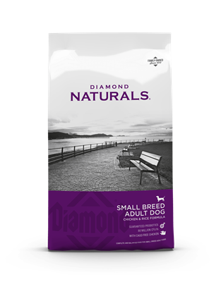 تصویر  غذای خشک Diamond Naturals مخصوص سگ بالغ نژاد کوچک تهيه شده از مرغ و برنج  - 2.72 كيلوگرم