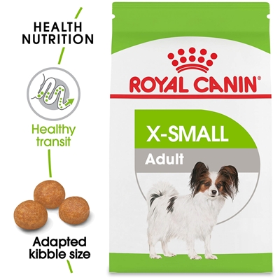 تصویر  غذای خشک Royal Canin مدل X-small مخصوص سگ های بالغ نژاد بسیار کوچک - ۱.۵ کیلوگرم