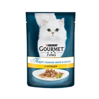 تصویر  پوچ Gourmet تهيه شده از مرغ مخصوص گربه - 85 گرم