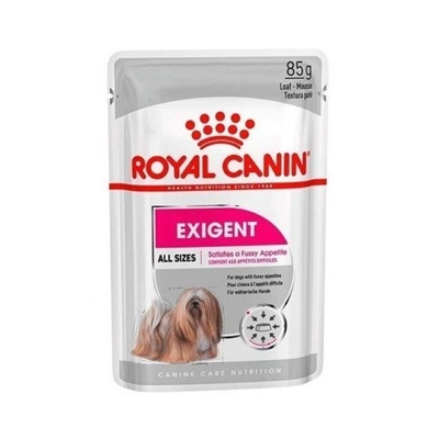 تصویر  پوچ Royal Canin مدل EXIGENT مخصوص سگ بد غذا - 85 گرم