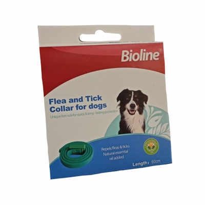 تصویر  قلاده Bioline ضد كک و كنه مخصوص سگ  - 60 سانتی متر
