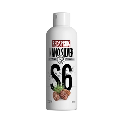 تصویر  شامپو Red spring مخصوص سگ مدل نانو نقره با خاصيت ضدعفونی كننده - 250 ميلي ليتر