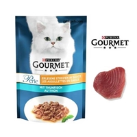 تصویر  پوچ Gourmet تهيه از ماهي تن مخصوص گربه بالغ - 85 گرم