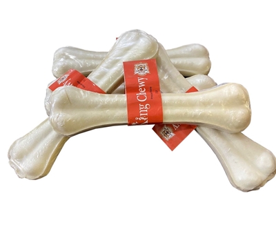تصویر  تشويقی King Chewy مدل استخوان كلسيمی-فلورایدی مخصوص سگ 16 سانتی متری - بسته 1 عددی