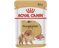 تصویر  پوچ Royal Canin مدل Pomeranian adult مخصوص سگ بالغ - 85 گرم
