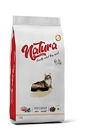 تصویر  غذای خشک Natura مدل Adult تهيه شده از گوشت بره و بلوبری مخصوص گربه  - 2.25 كيلوگرم