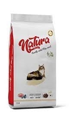 تصویر  غذای خشک Natura مدل Adult تهيه شده از گوشت بره و بلوبری مخصوص گربه  - 2.25 كيلوگرم