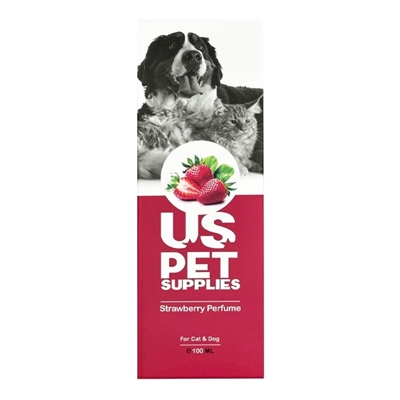 تصویر  عطر US Pet مدل توت فرنگی مخصوص سگ و گربه - 100 ميلی ليتر