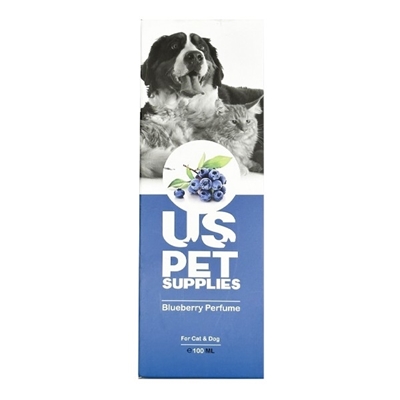 تصویر  عطر US Pet مدل بلوبری مخصوص سگ و گربه - 100 ميلی ليتر